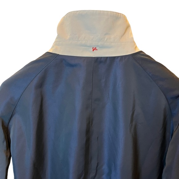 Isaia Napoli Reversible Single-Breasted Raincoat, Men’s Size 46 US/56 IT - Picture 13 of 14